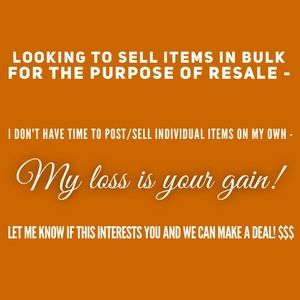 BULK clothing for resale purposes!